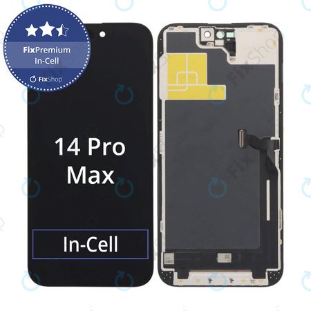 Apple iPhone 14 Pro Max - LCD Display + Touchscreen Front Glas + Rahmen In-Cell FixPremium