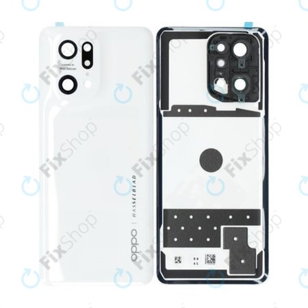 Oppo Find X5 Pro - Battery Cover (Ceramic White) - 4150008 Genuine Service Pack