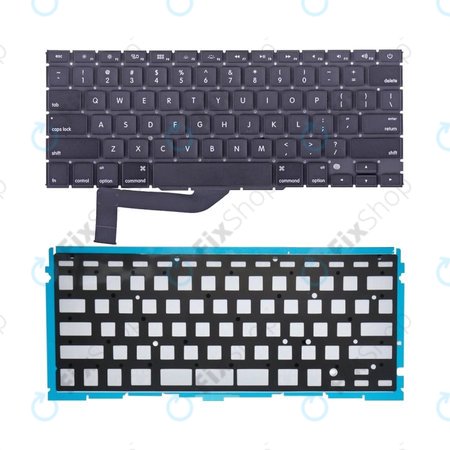 Apple MacBook Pro 15" A1398 (Mid 2012 - Mid 2015) - Tastatur + Hintergrundbeleuchtung US