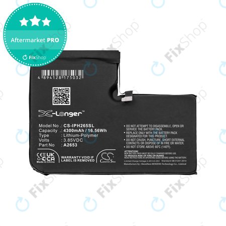 Apple iPhone 13 Pro Max - Akku Batterie A2653 4300mAh HQ