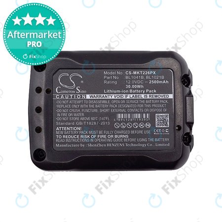 Makita CXT, C, D, F, H, J, P, R, S, T-series - Akku Batterie BL10xx Li-Ion 2500mAh HQ