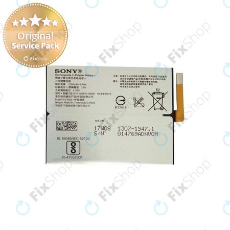 Sony Xperia XA1 G3121 - Akku Batterie LIP1635ERPCS 2300mAh - 1307-1547 Genuine Service Pack