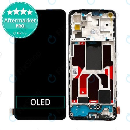 OnePlus Nord CE 5G - LCD Display + Touchscreen Front Glas + Rahmen OLED