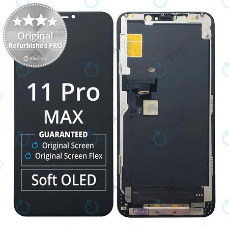 Apple iPhone 11 Pro Max - LCD Display + Touchscreen Front Glas + Rahmen Original Refurbished PRO