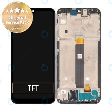 Motorola Moto E6 Plus XT2025 - LCD Display + Touchscreen Front Glas + Rahmen - 5D68C14961 Genuine Service Pack