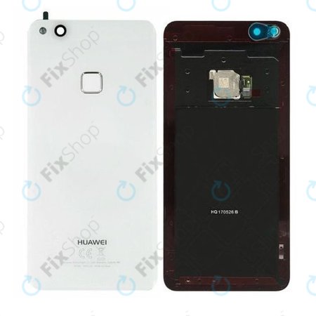 Huawei P10 Lite - Akkudeckel + Fingerprint Sensor (White) - 02351FXA Genuine Service Pack